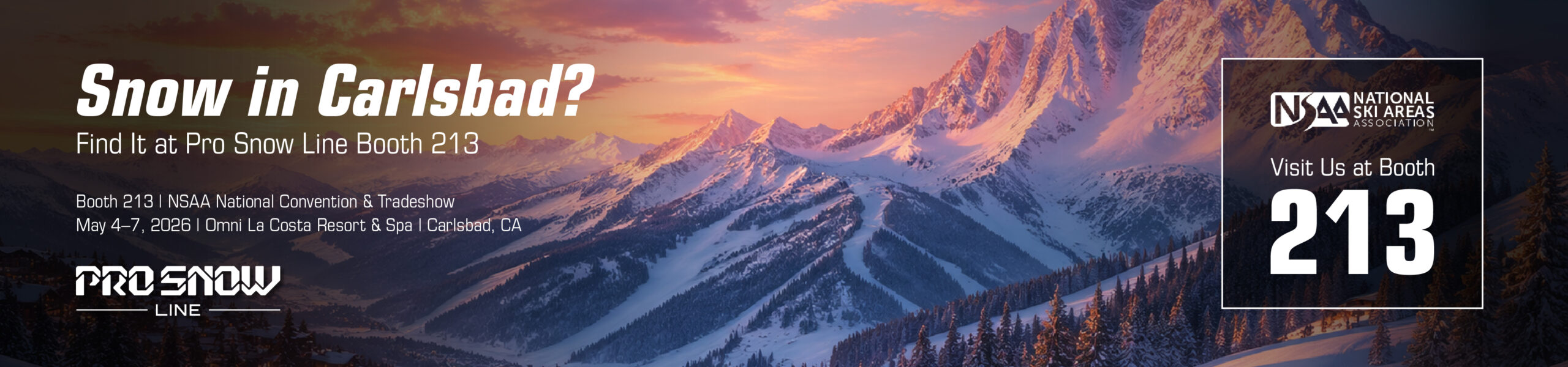 See Pro Snow Line at NSAA